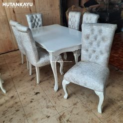 Meja Makan Mewah Kursi 6
