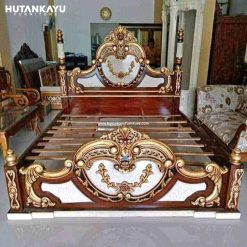 Tempat Tidur Dipan Ukir Full