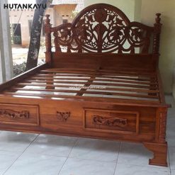 Tempat Tidur Dipan Ukir Headboard